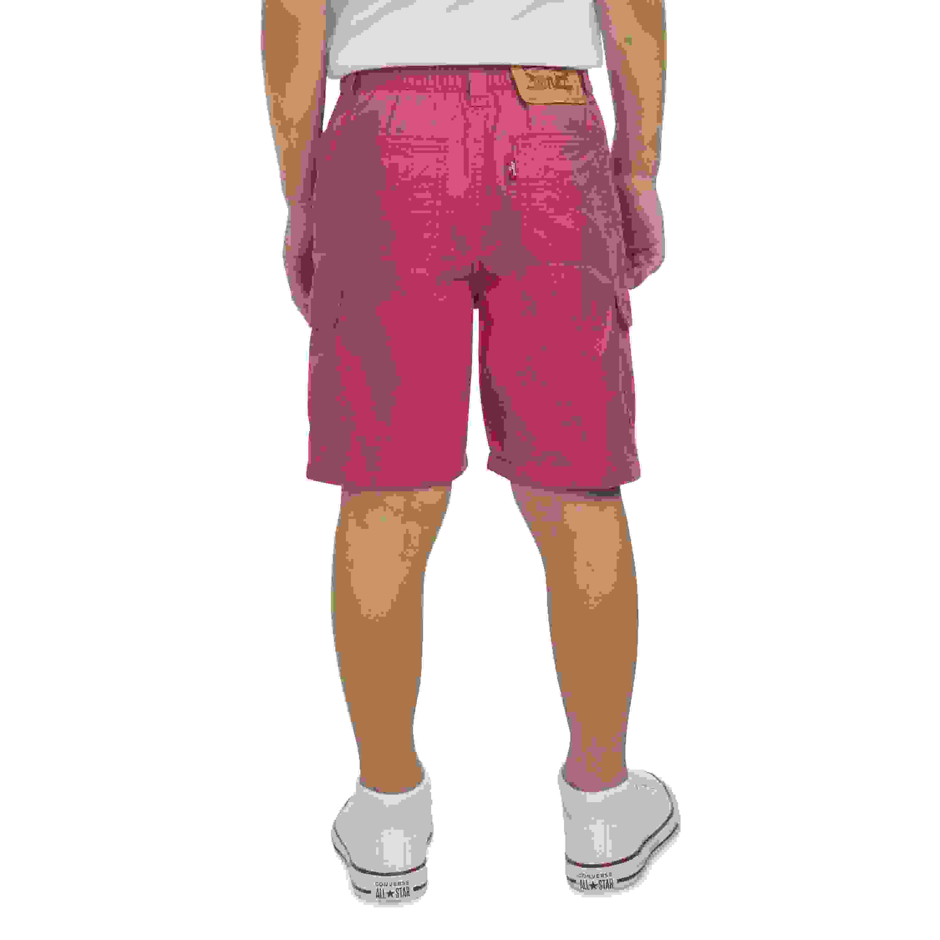 Levi's Elastic Waistband Little Boys' Red Cargo Shorts